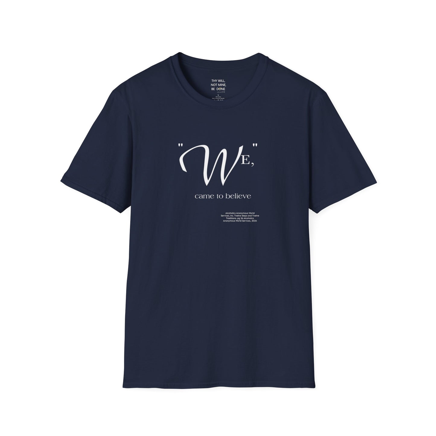 Mens "We" Softstyle T-Shirt