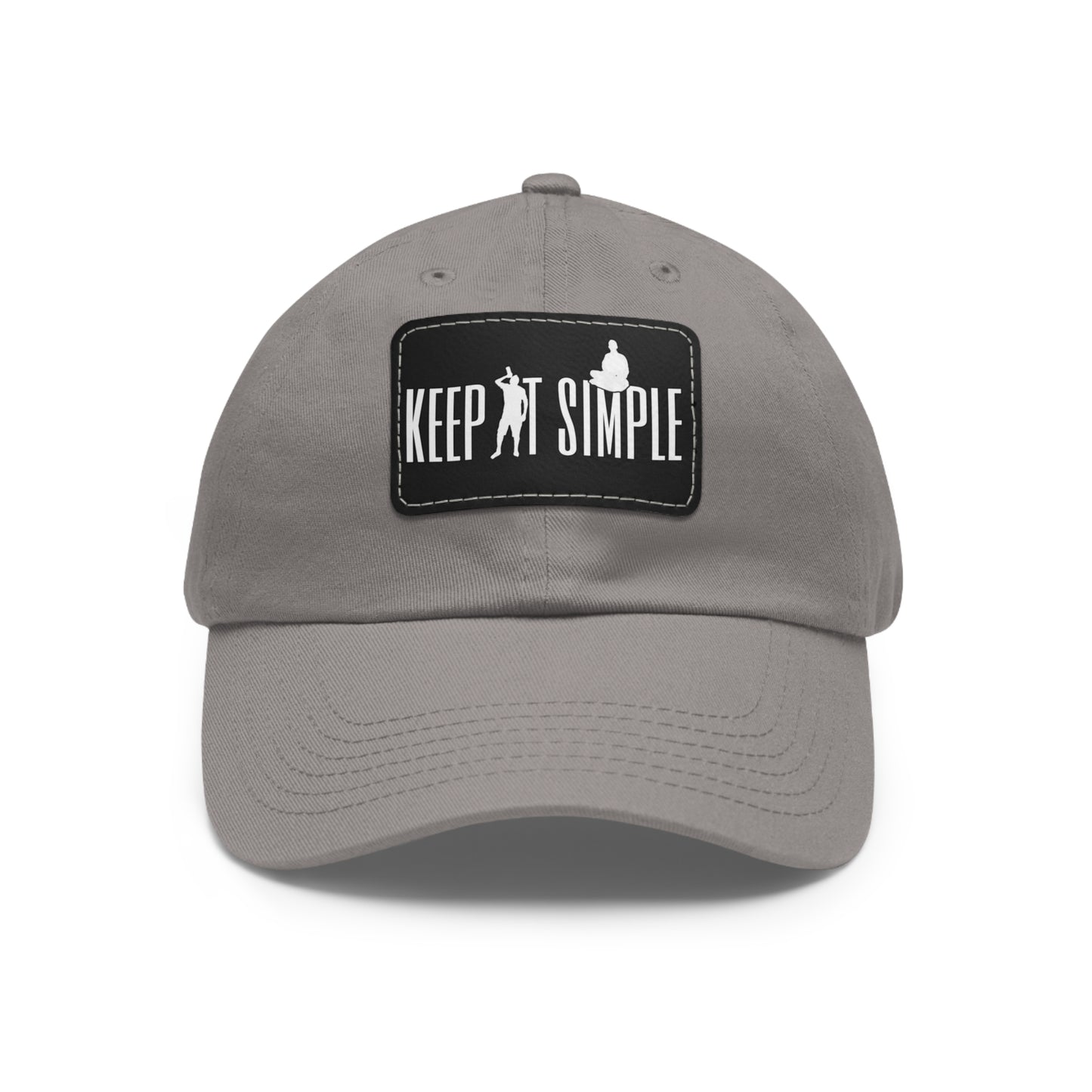 Hat "keep it simple" Leather Patch