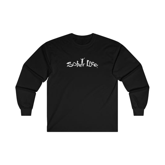 Mens "sober life" Ultra Cotton Long Sleeve Tee