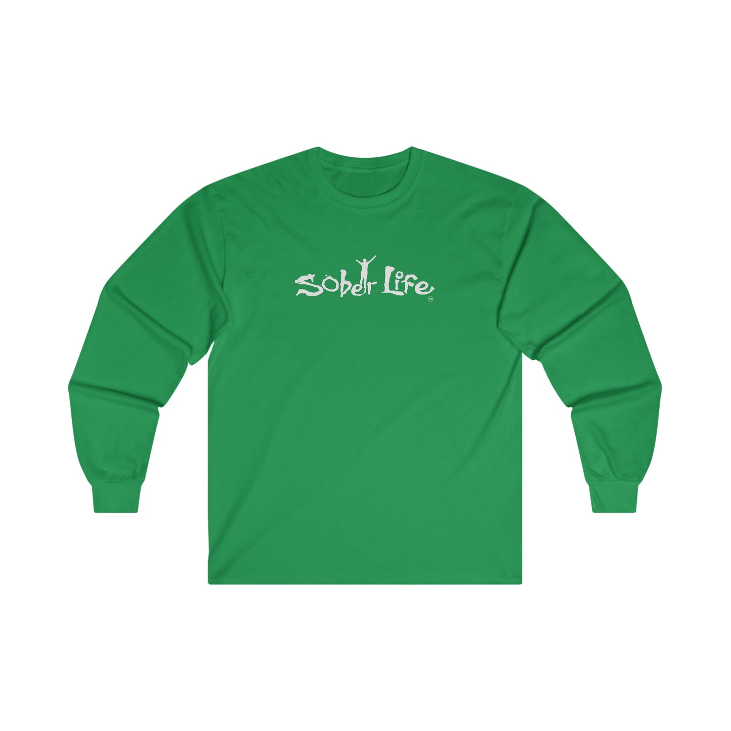 Mens "sober life" Ultra Cotton Long Sleeve Tee