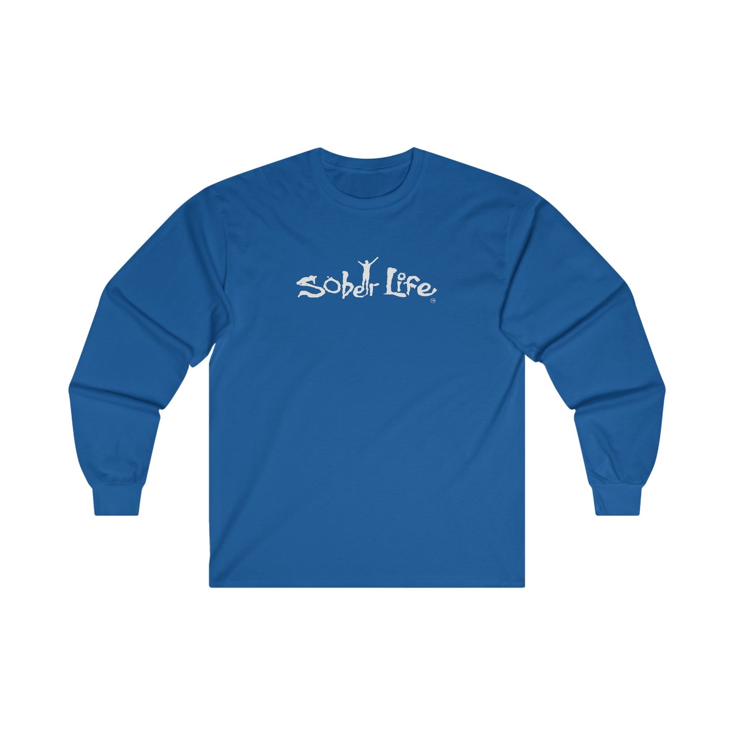 Mens "sober life" Ultra Cotton Long Sleeve Tee