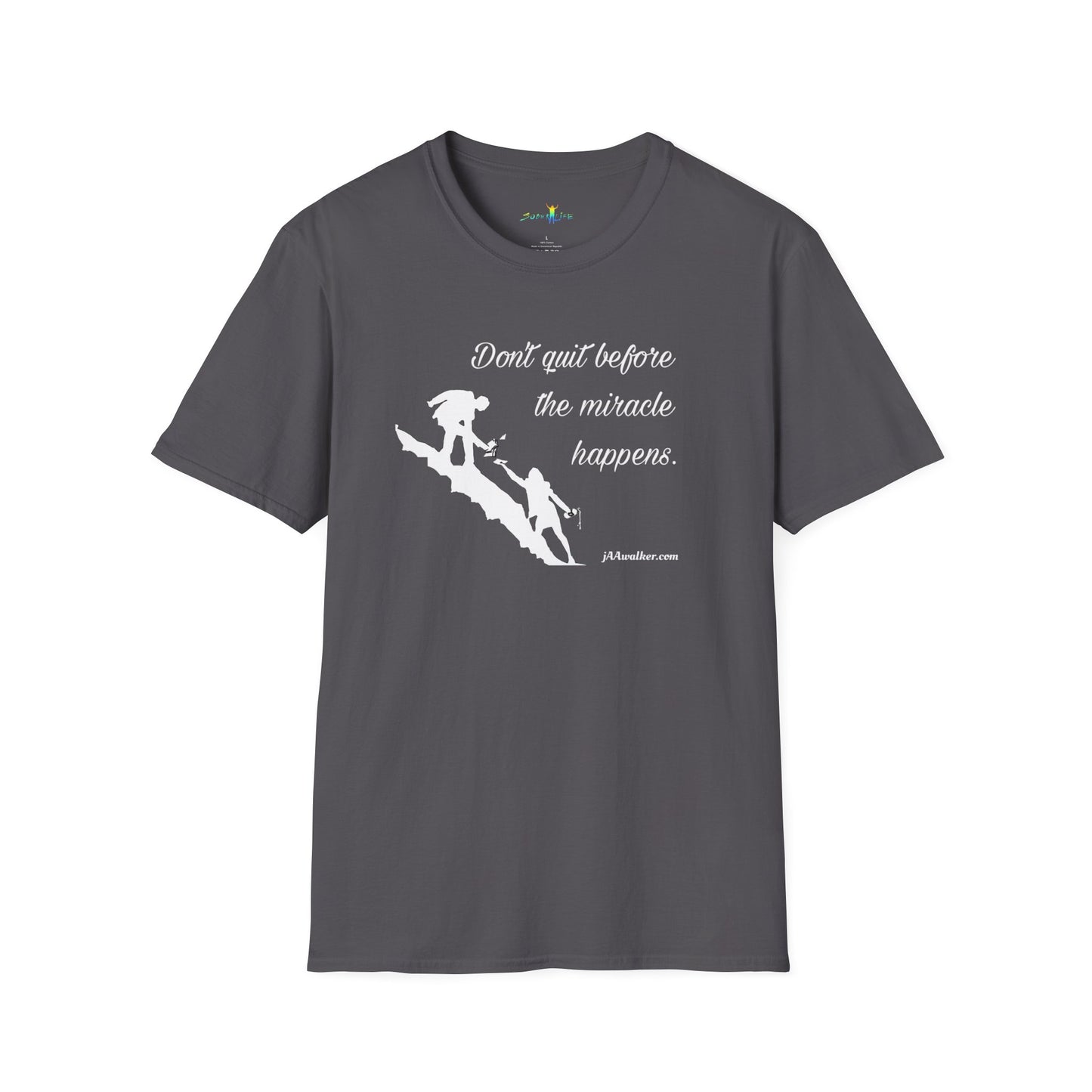 Mens "dont give up" t-shirt