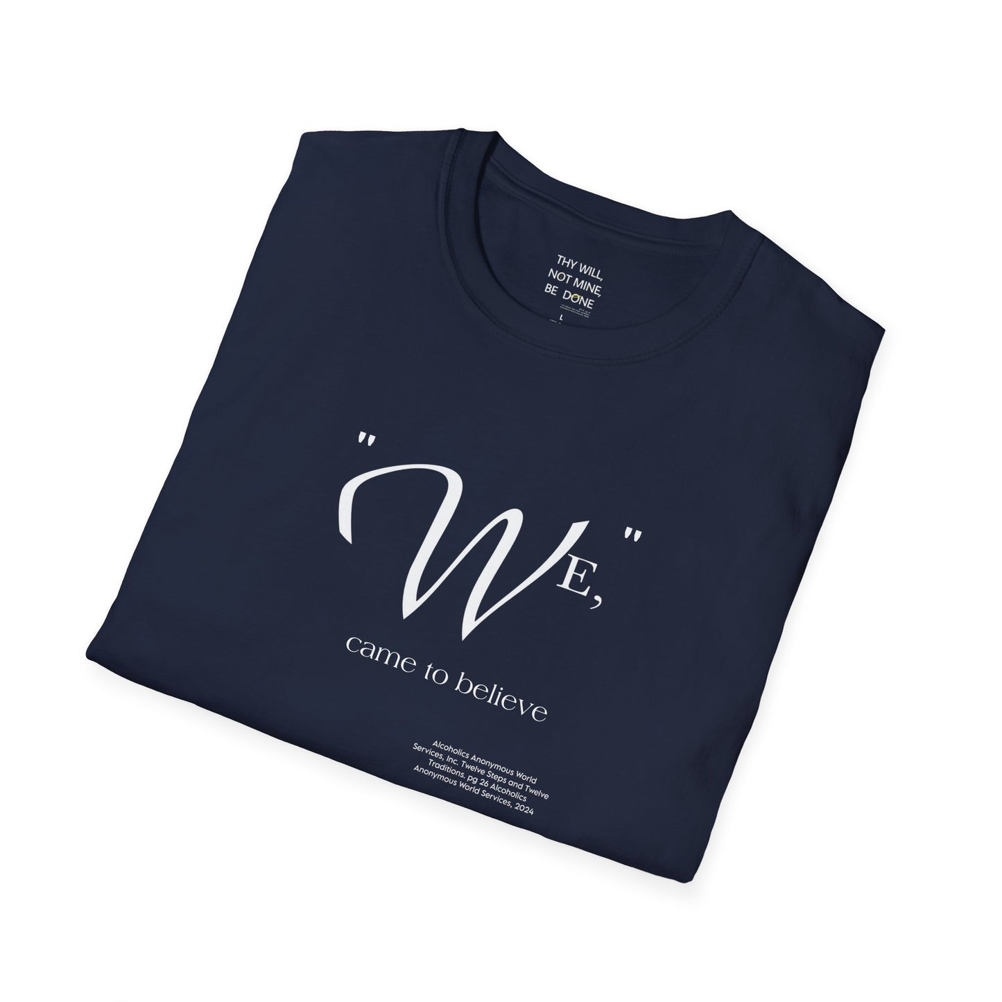 Mens "We" Softstyle T-Shirt