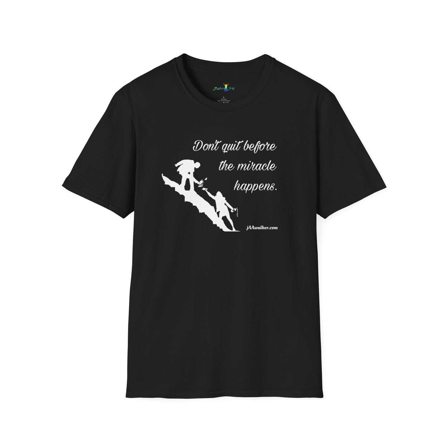 Mens "dont give up" t-shirt