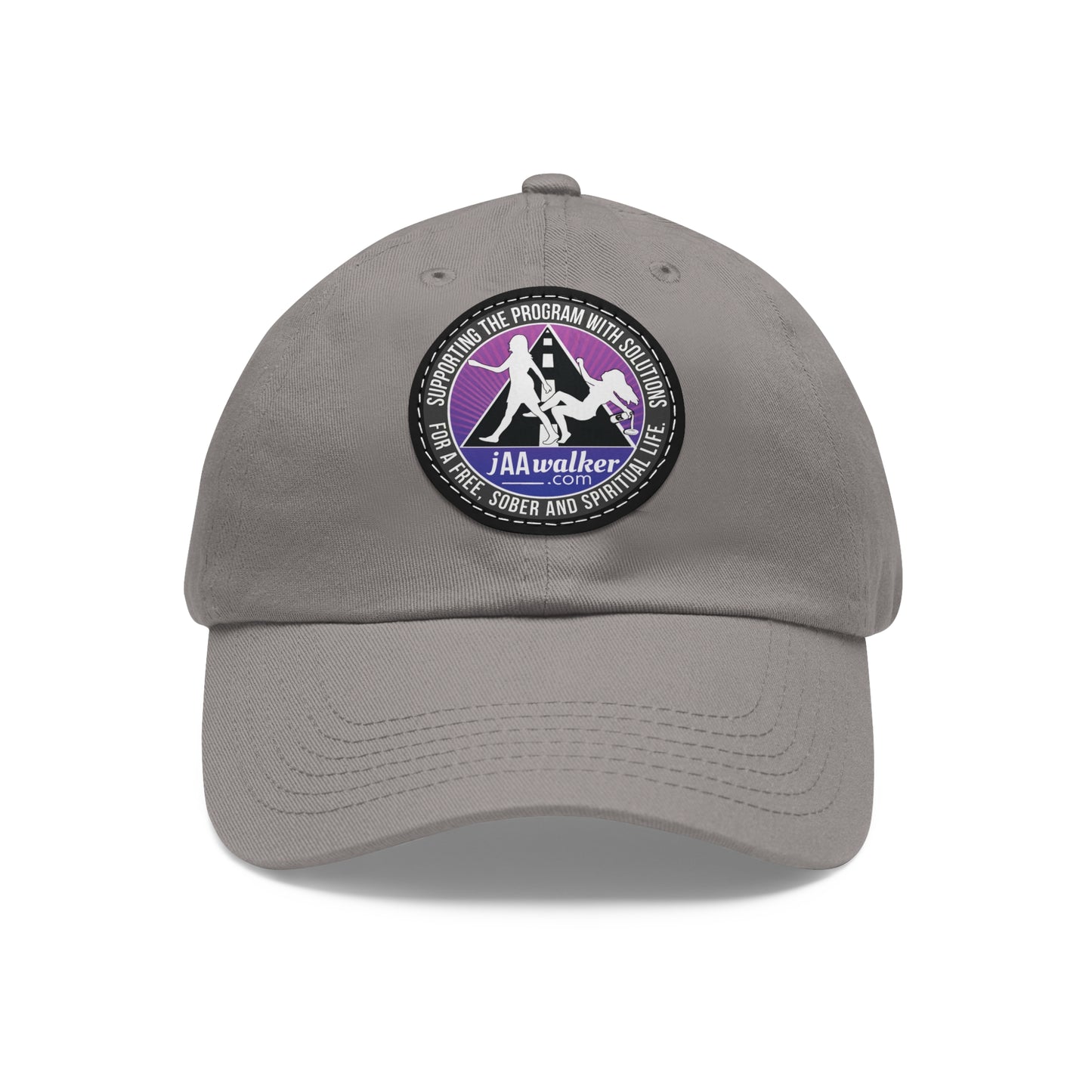 "Womans" logo hat with Leather Patch (Round)