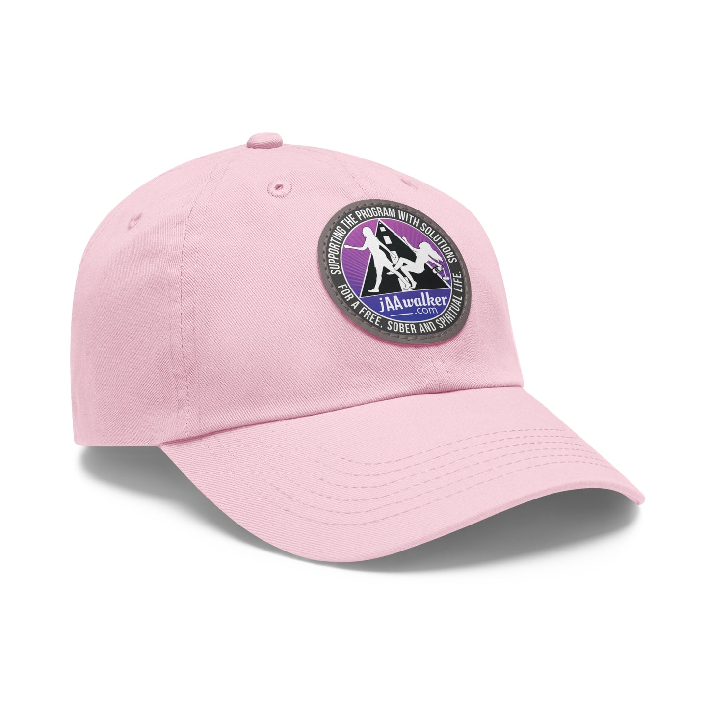 "Womans" logo hat with Leather Patch (Round)