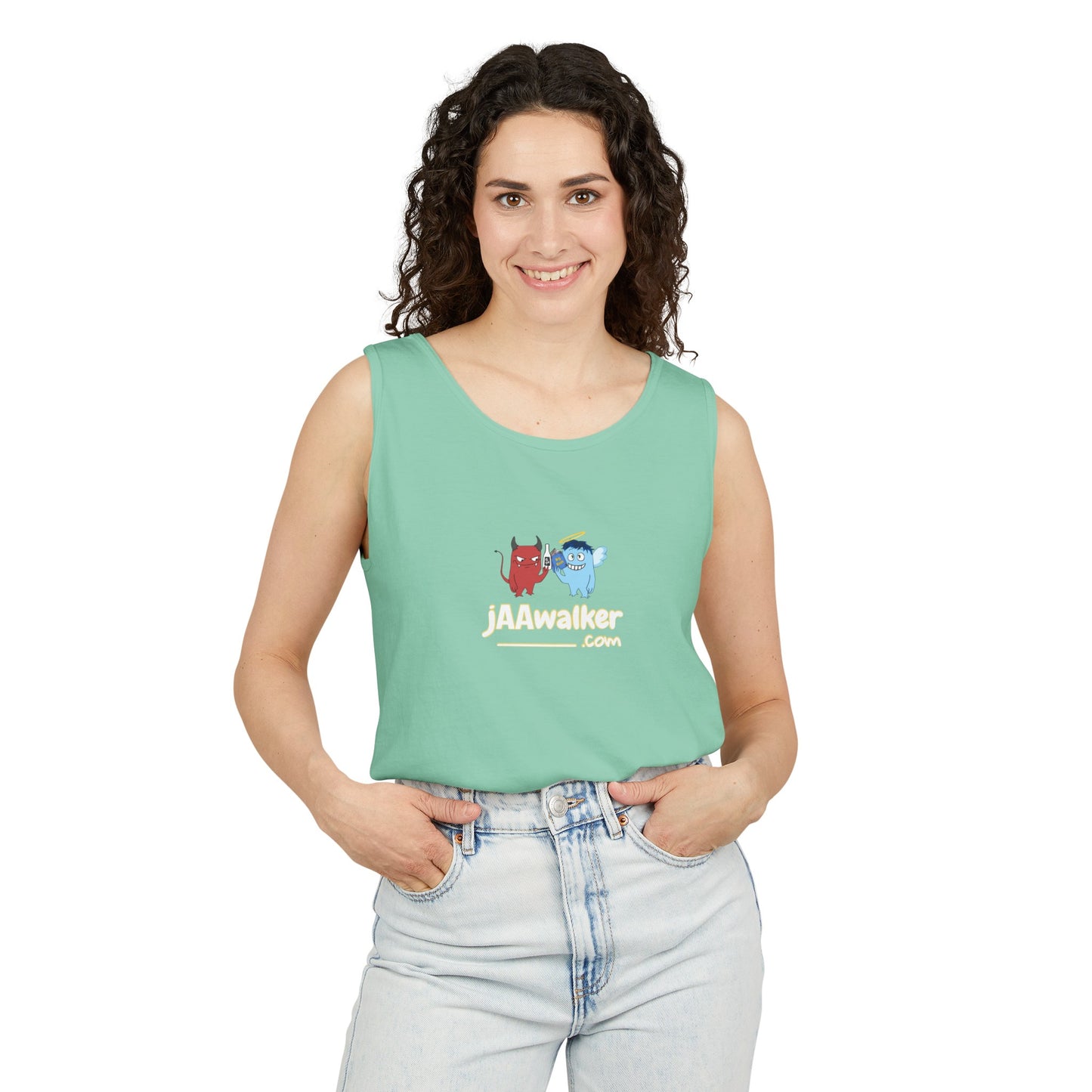 "Womans"  Tank Top angel/devil