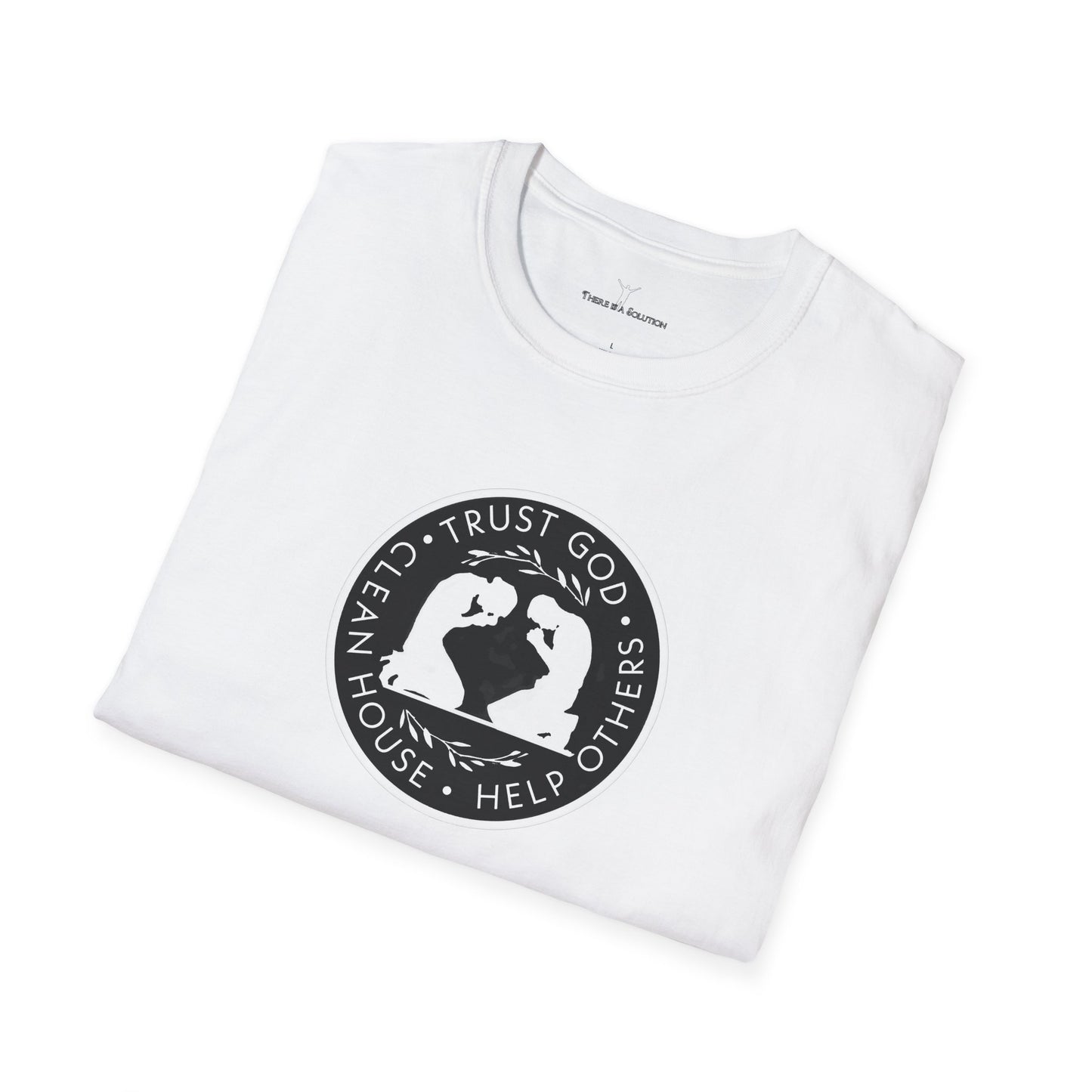 "Trust God, Clean House" Softstyle T-Shirt