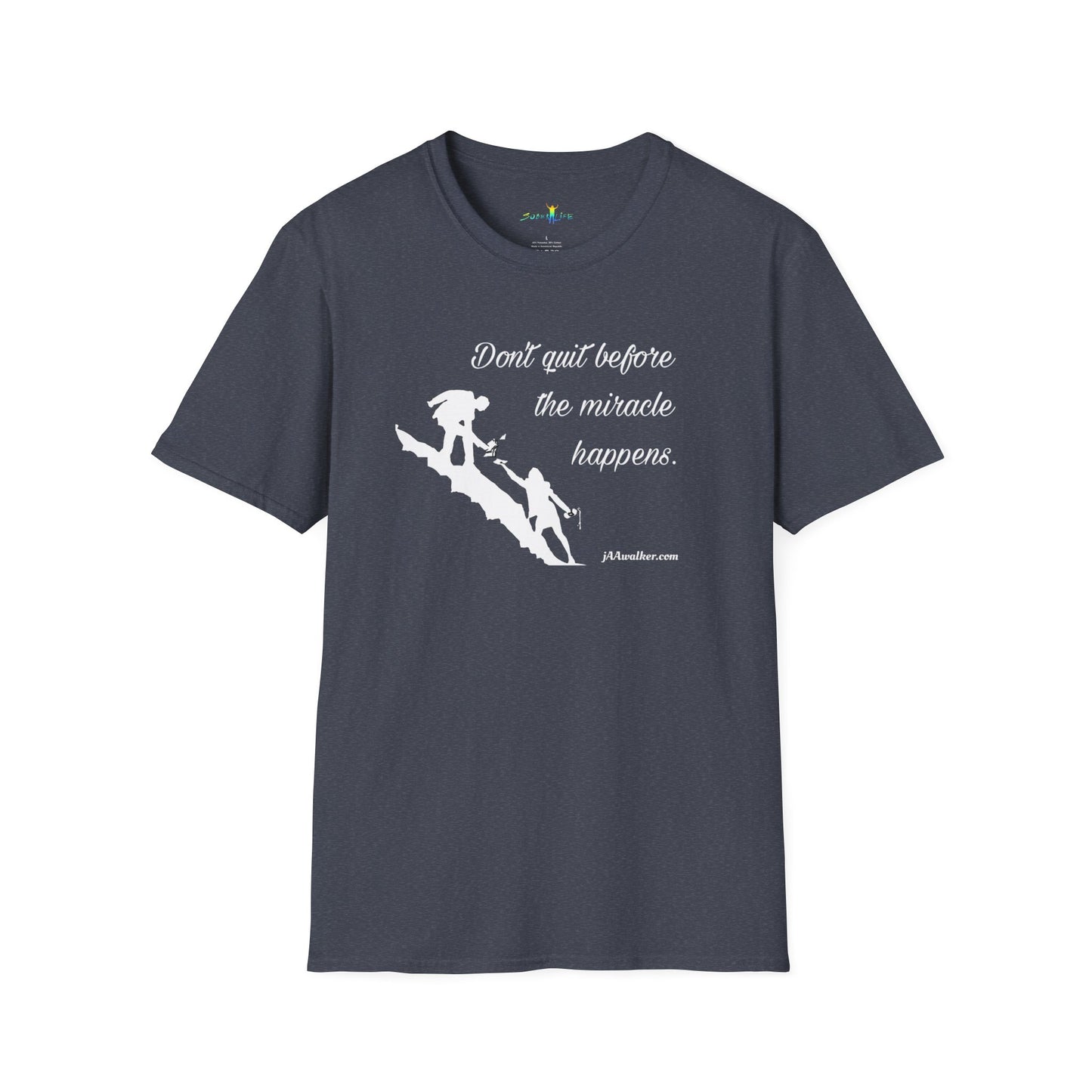 Mens "dont give up" t-shirt