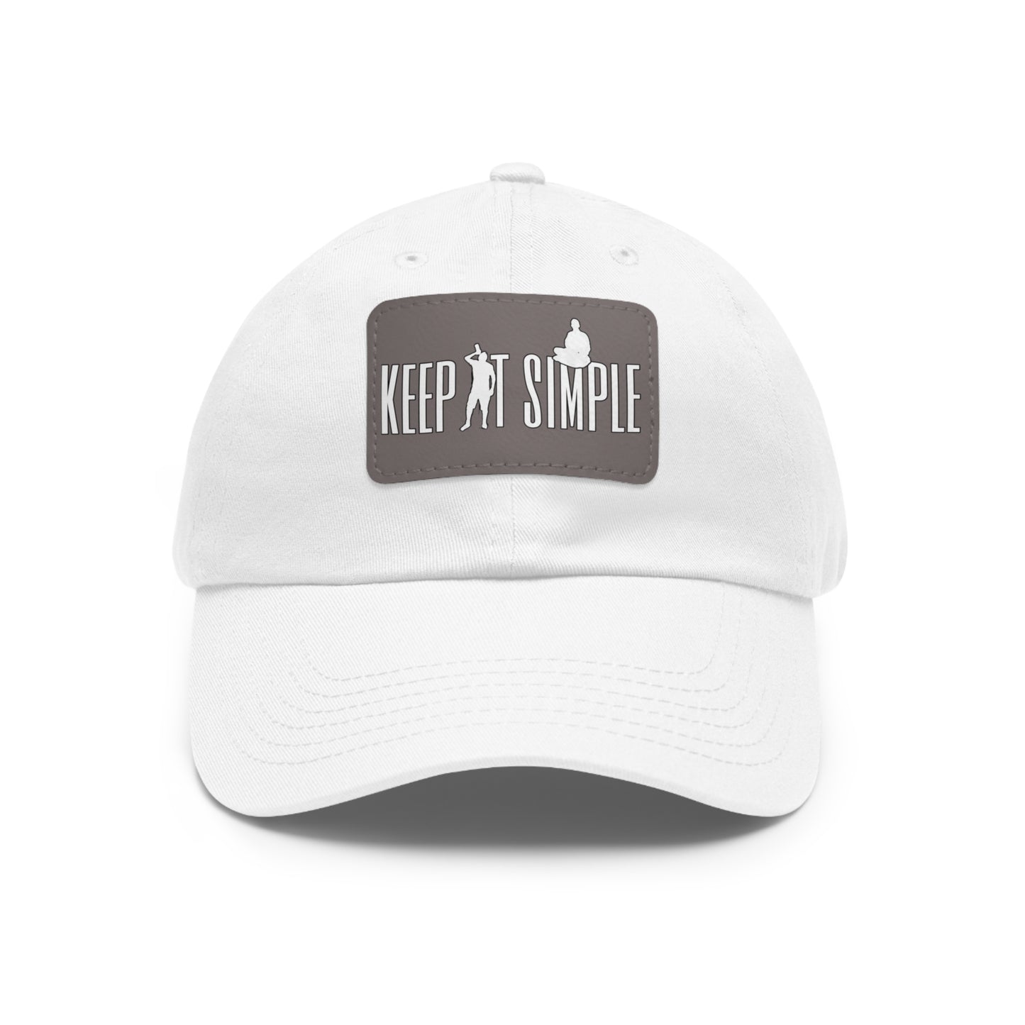 Hat "keep it simple" Leather Patch