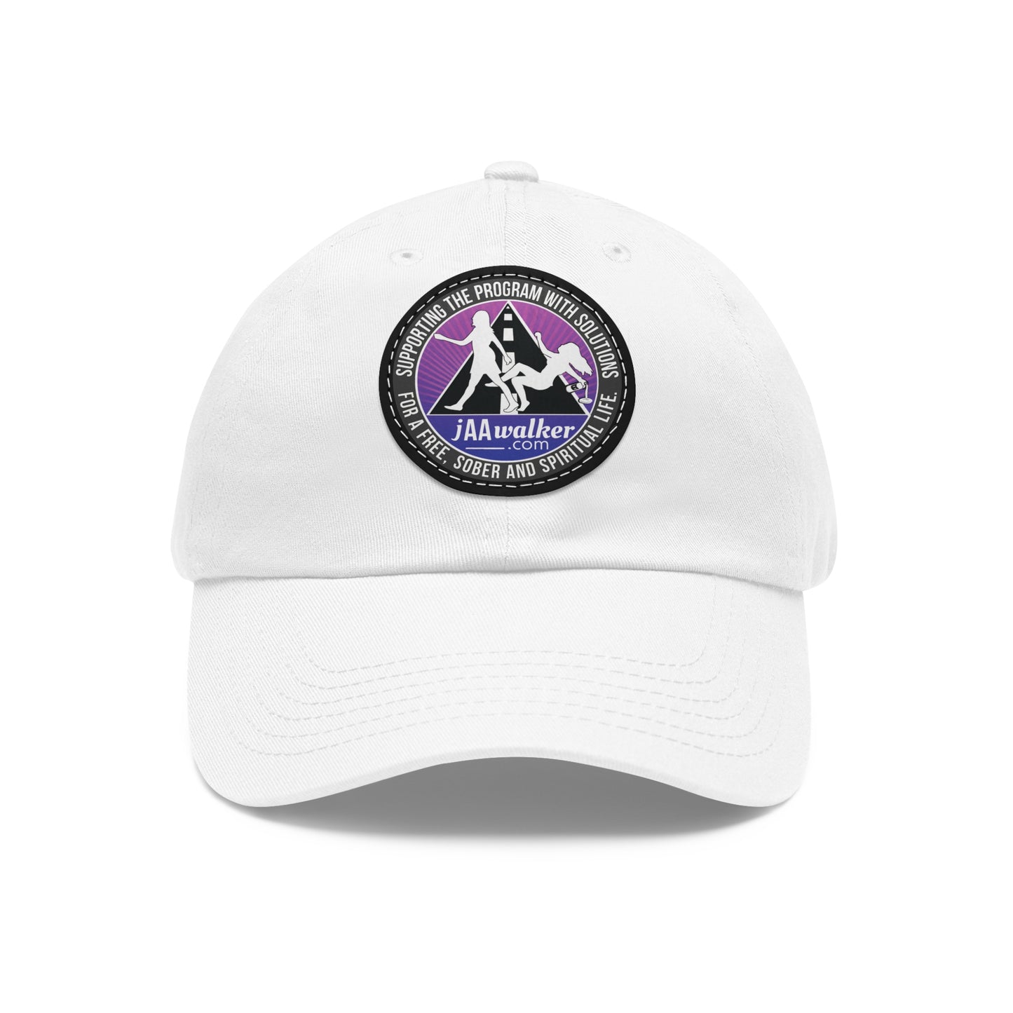 "Womans" logo hat with Leather Patch (Round)