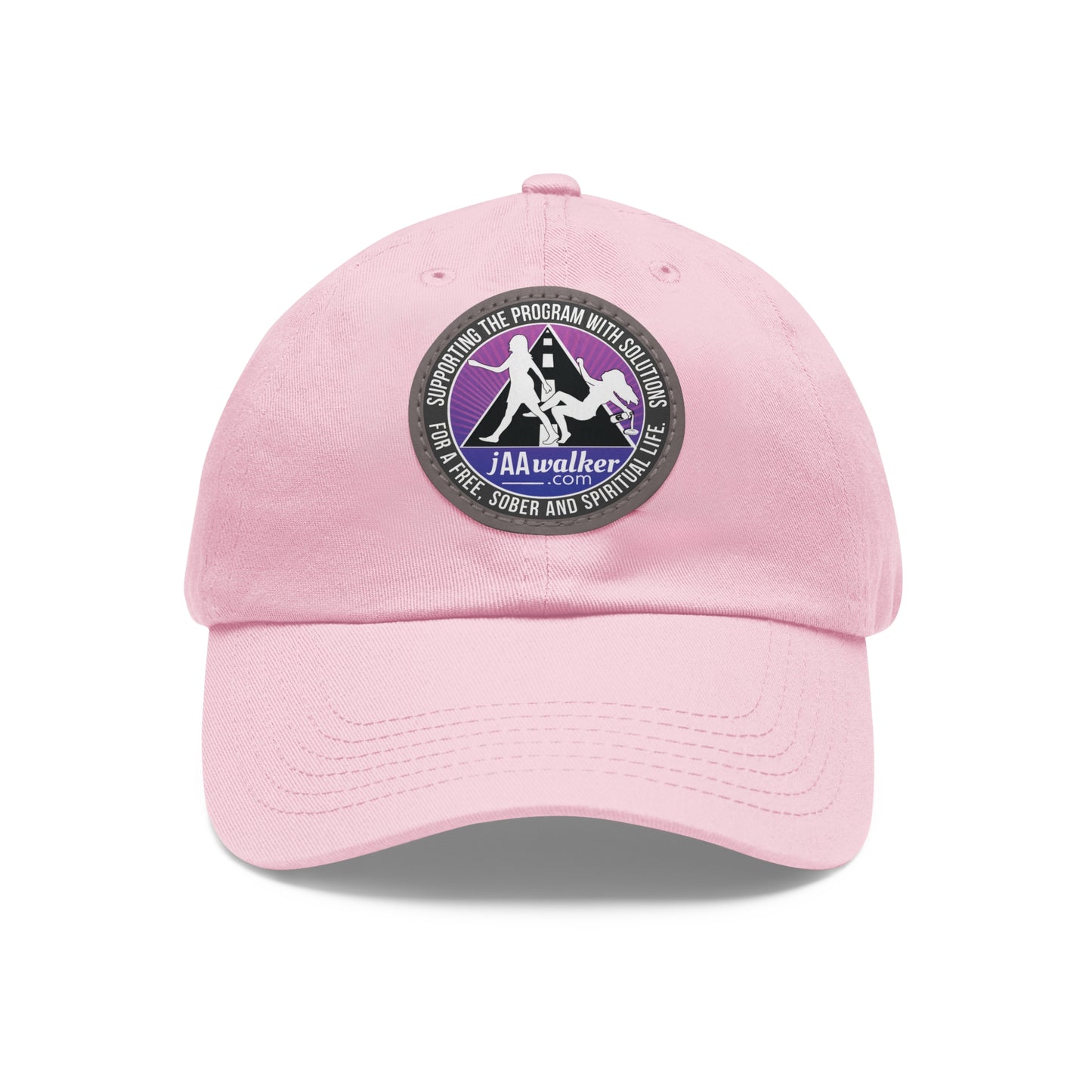 "Womans" logo hat with Leather Patch (Round)