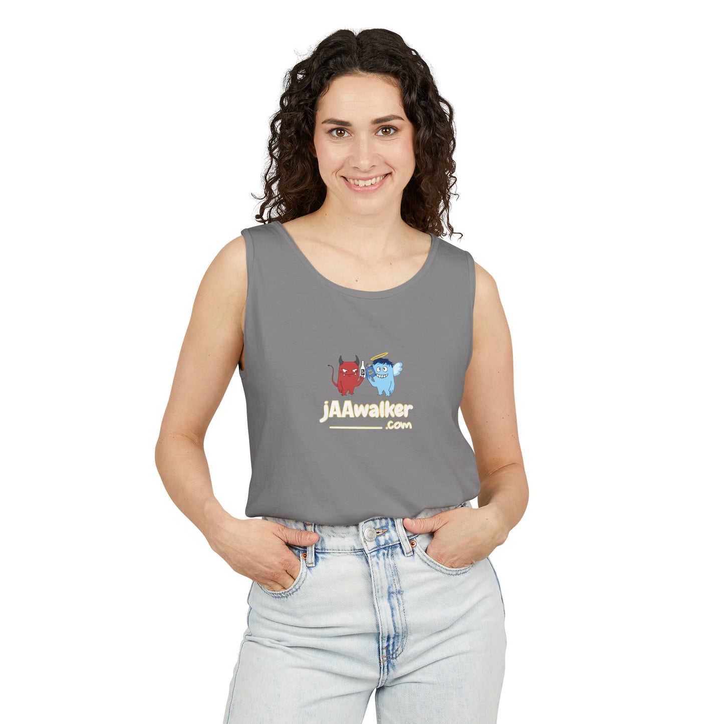 "Womans"  Tank Top angel/devil