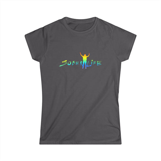 Women's "soberlife" Softstyle Tee