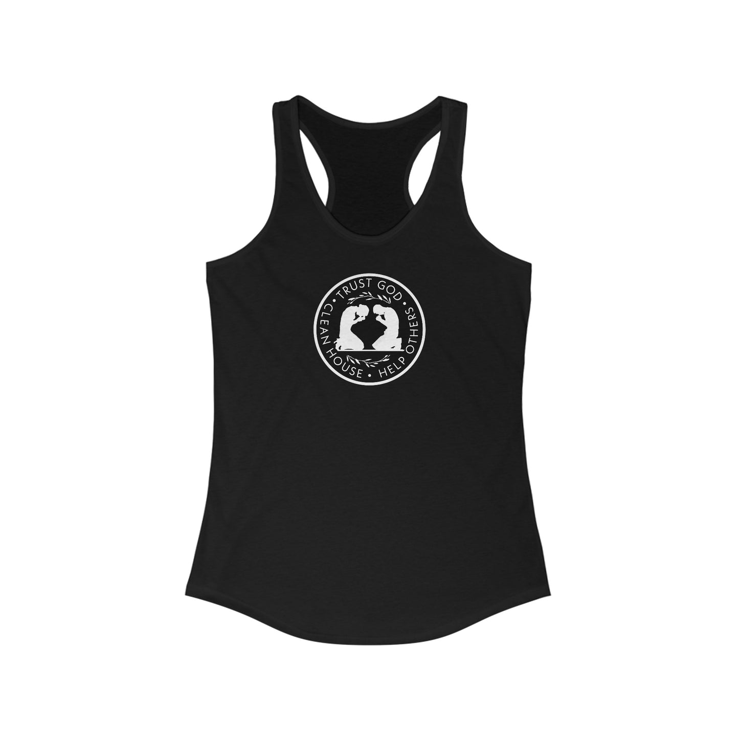 Women's "Trust God Clean House" Racerback Tank