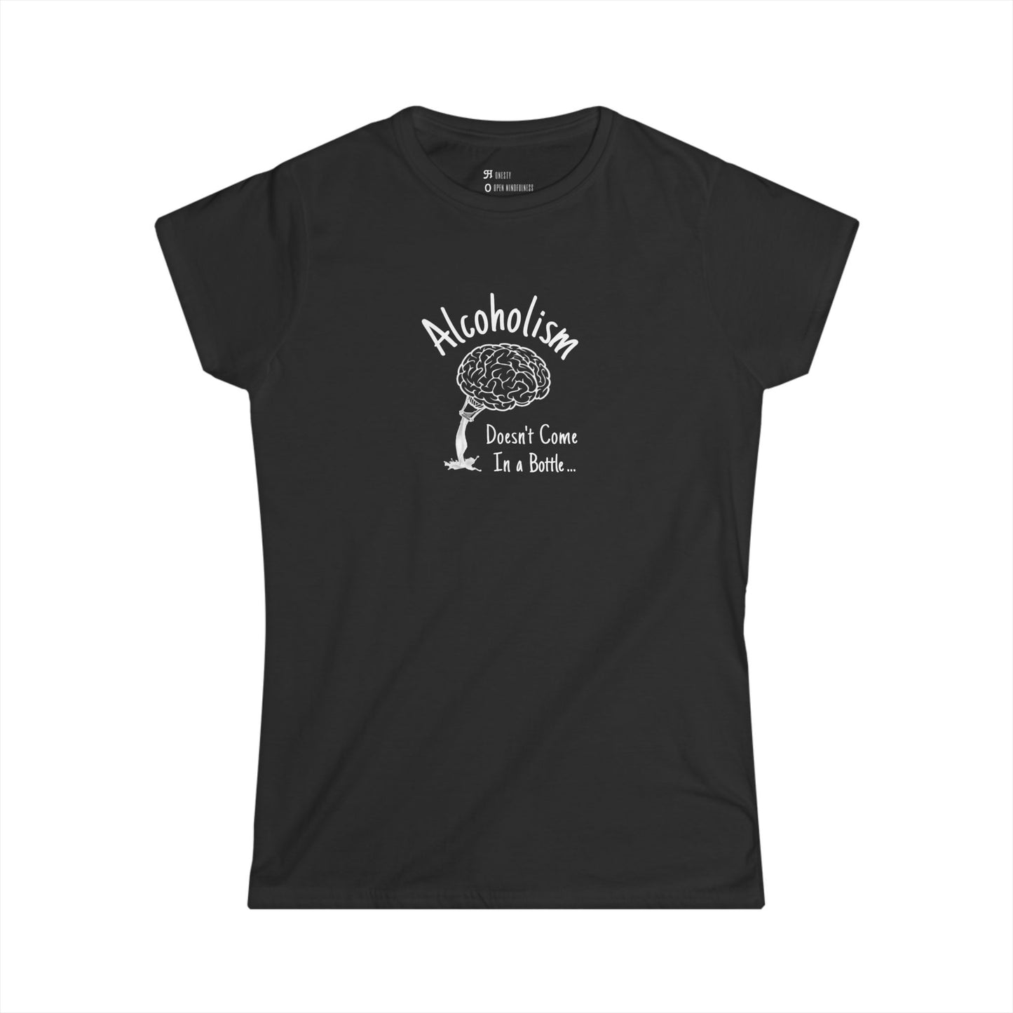 Women's "Alcoholism"  Softstyle Tee