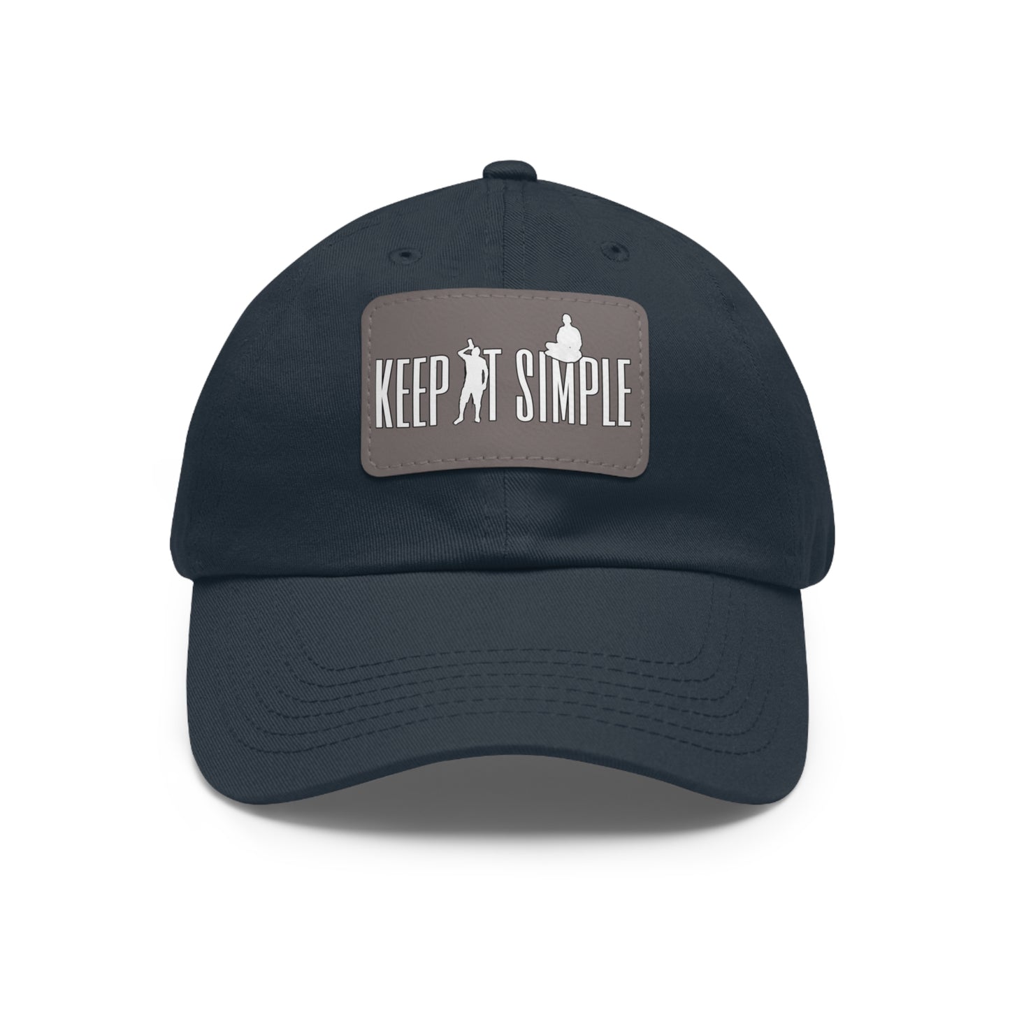 Hat "keep it simple" Leather Patch