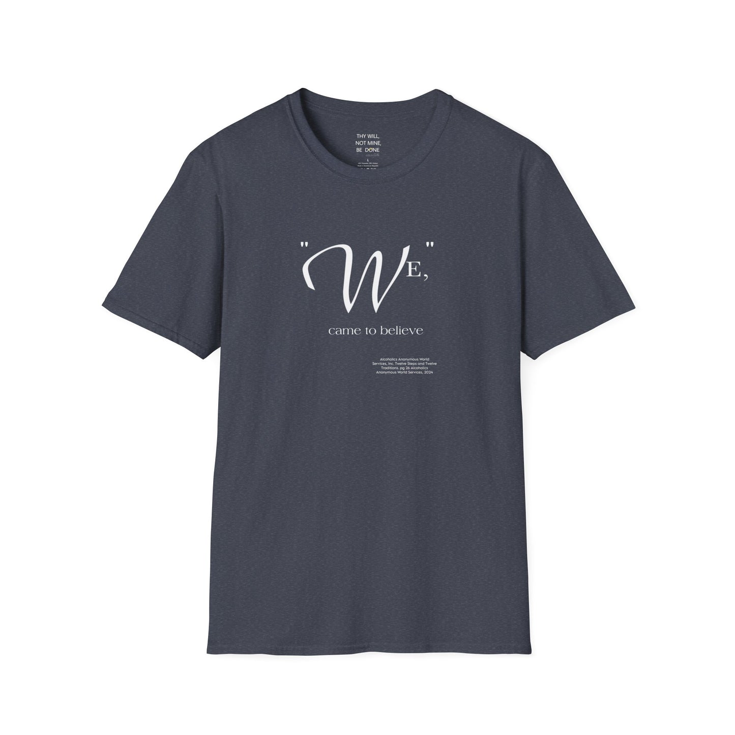 Mens "We" Softstyle T-Shirt