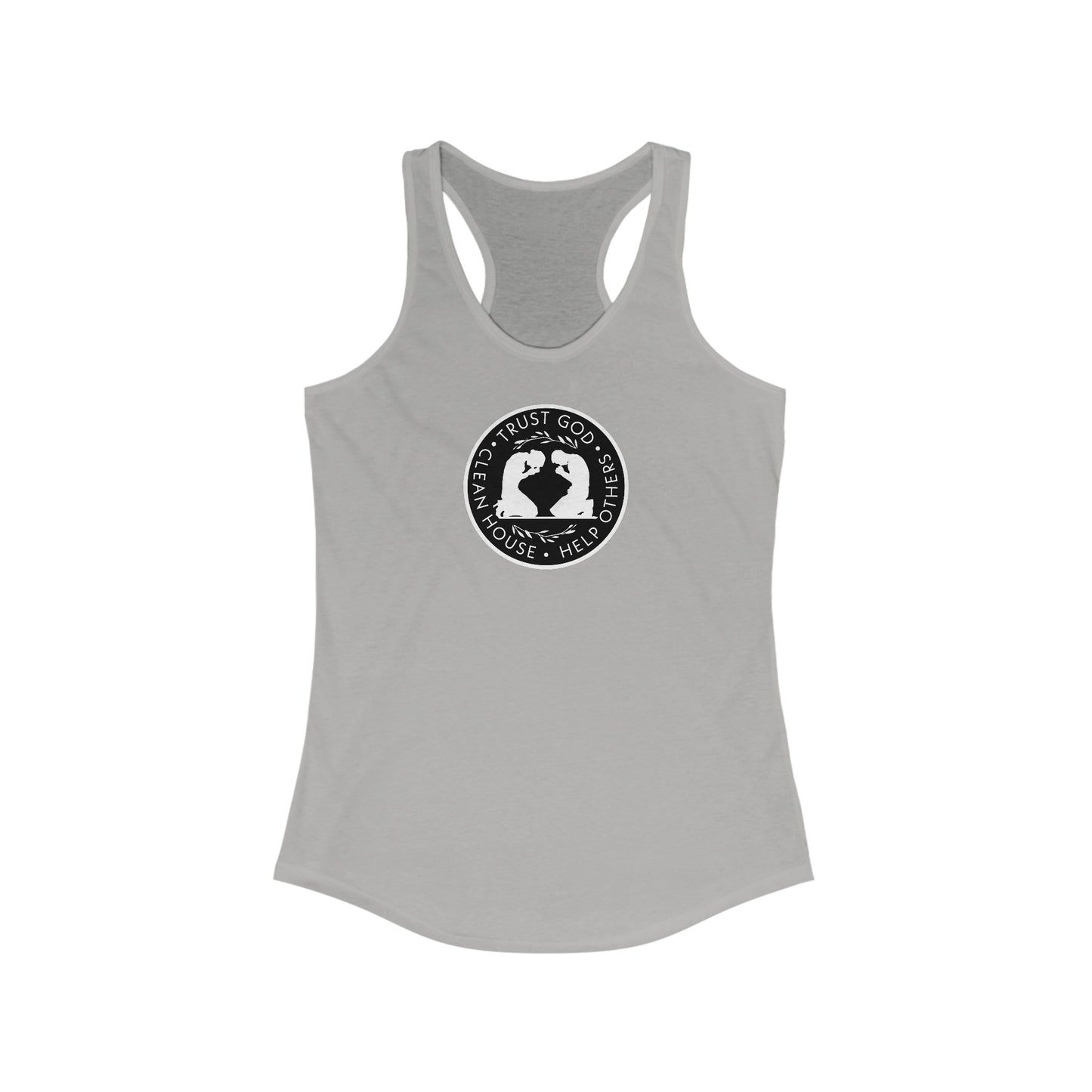 Women's "Trust God Clean House" Racerback Tank