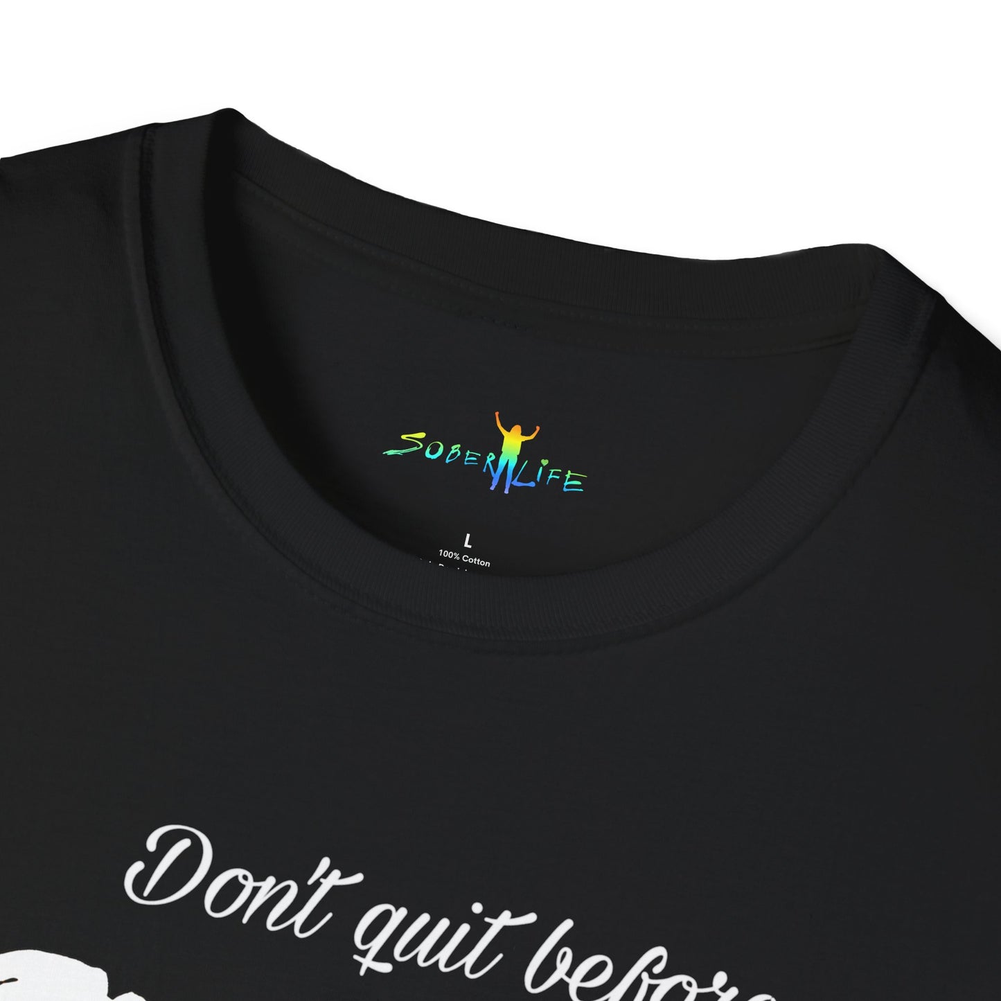 Mens "dont give up" t-shirt