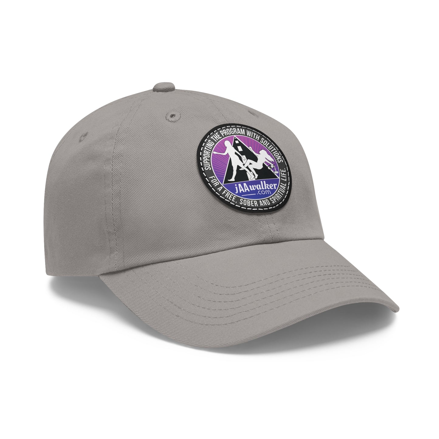 "Womans" logo hat with Leather Patch (Round)