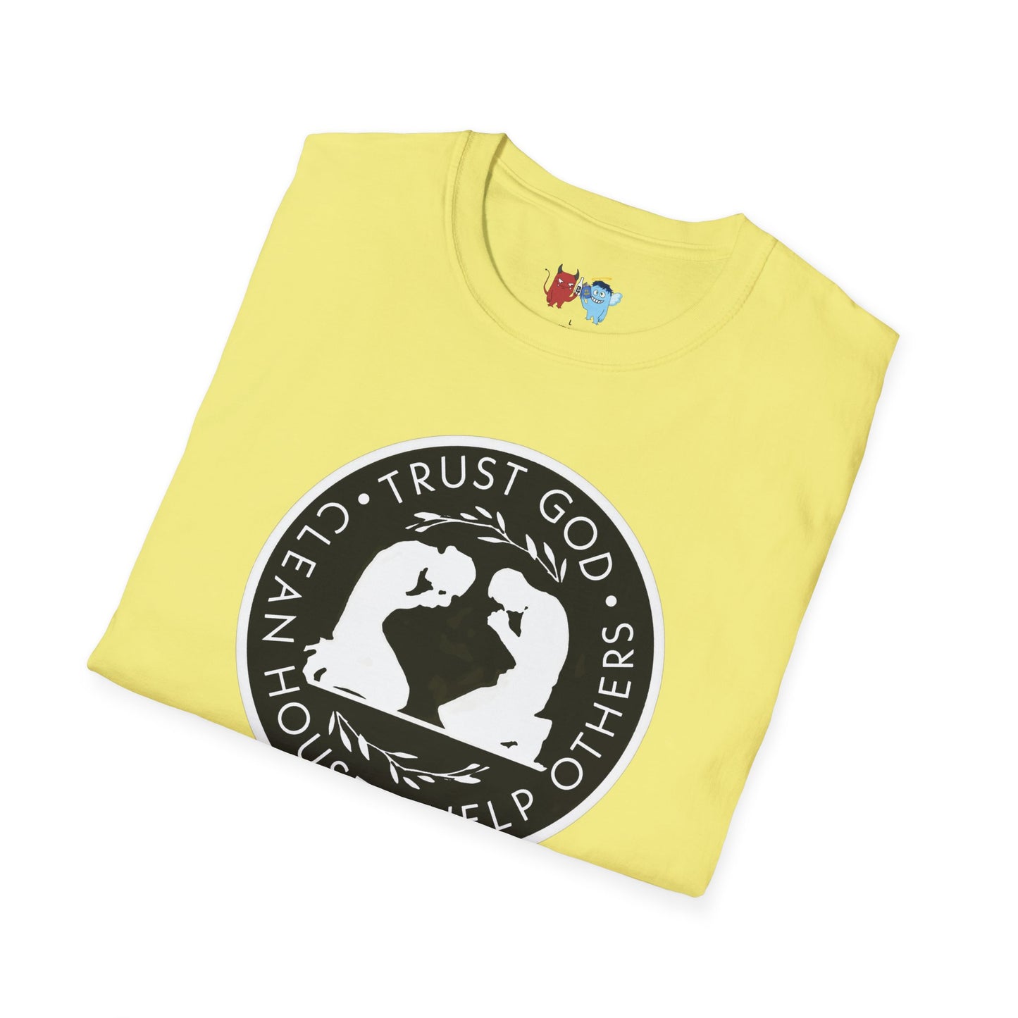 "Trust God, Clean House" Softstyle T-Shirt