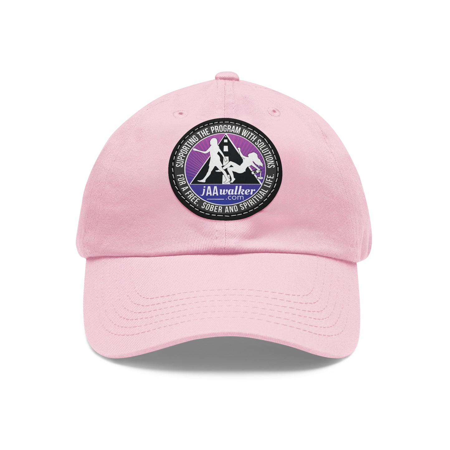 "Womans" logo hat with Leather Patch (Round)