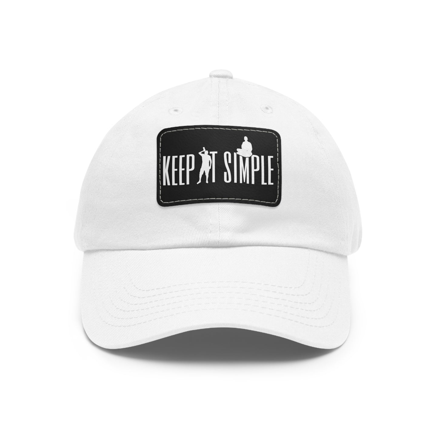 Hat "keep it simple" Leather Patch